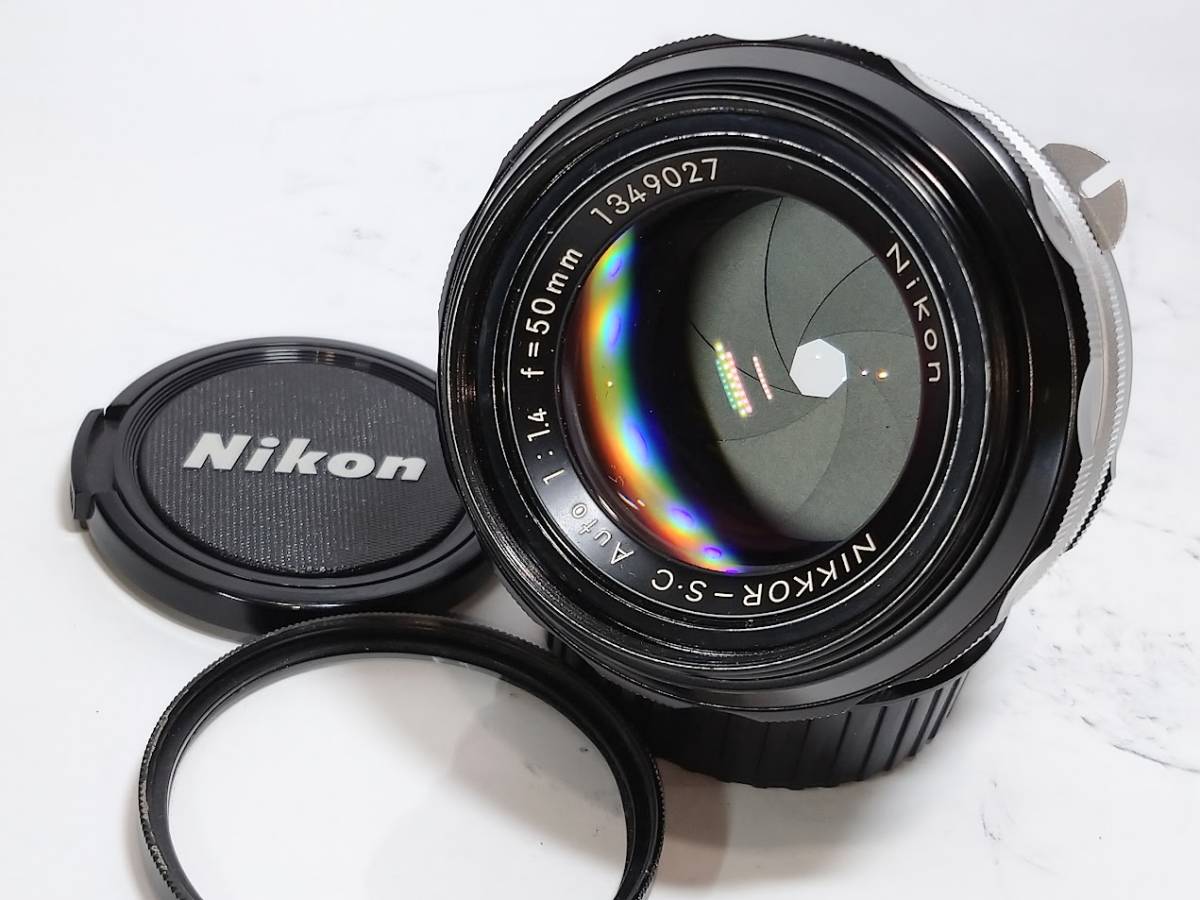 外観・光学美品／動作良好】 ニコン Nikon（非Ai）NIKKOR 50mm f1.4