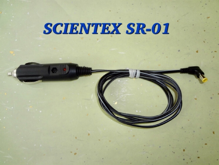 第4区分 SCIENTEX SR-01 CB無線 市民ラジオ 電池BOX 12V 外部電源 エネループ 電池ボックス EIAJ4 icb rj sr ch nts_シガレットソケット対応製品