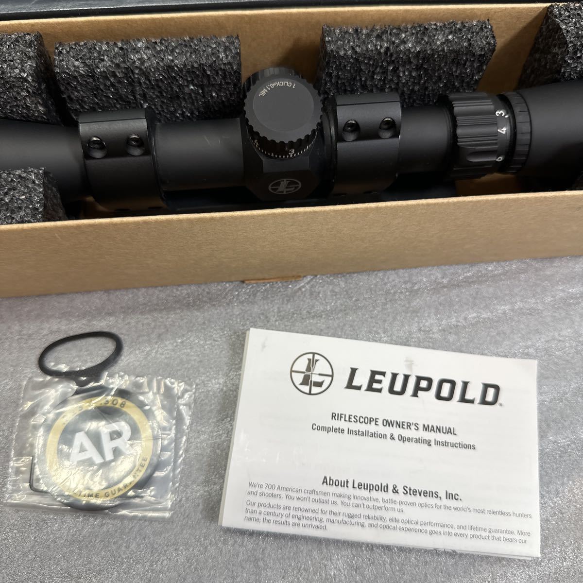 LEUPOLD リューポルド VX-Freedom AR 3-9×40 matte-1''(Mil) TMRレティクル (Mil) 175076 ライフルスコープ 狩猟 正規品_画像6