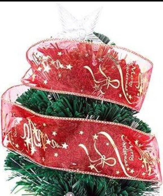 クリスマス リボン 赤 クリスマスツリー 飾り クリスマス装飾