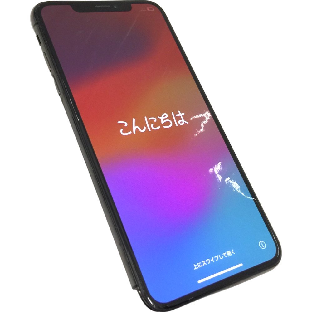 泉店23-2053【訳あり品】Apple iPhoneXS MAX NT6U2J/A 256GB ドコモ〇判定 スペースグレイ グレー スマートフォン スマホ アイフォン A2102_画像1