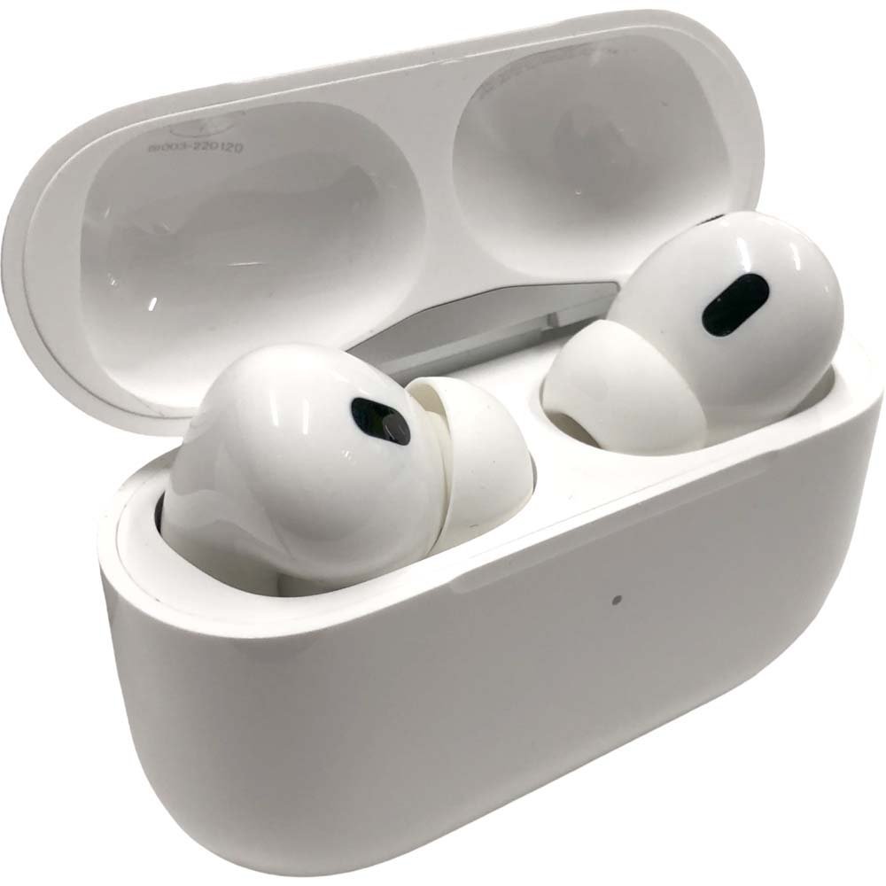 南店23-3417 【極美品/付属品〇】 アップル MQD83J/A AirPods Pro 第2世代 A2698 A2699 A2700 ワイヤレスイヤホン メンズ レディース_画像1