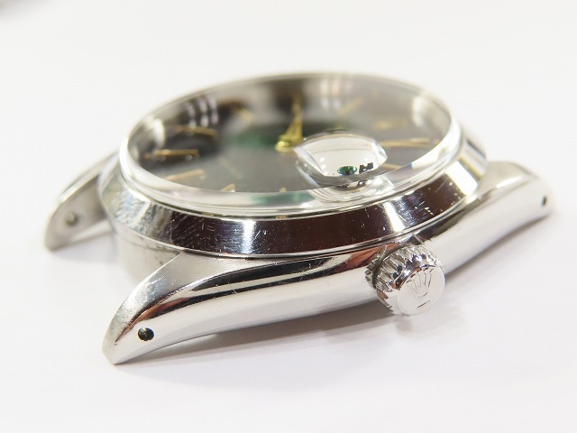 完全ジャンク部品取り ROLEX/古いロレックス Ref.6694 Cal.1210搭載 SS 手巻 アンティーク_画像3