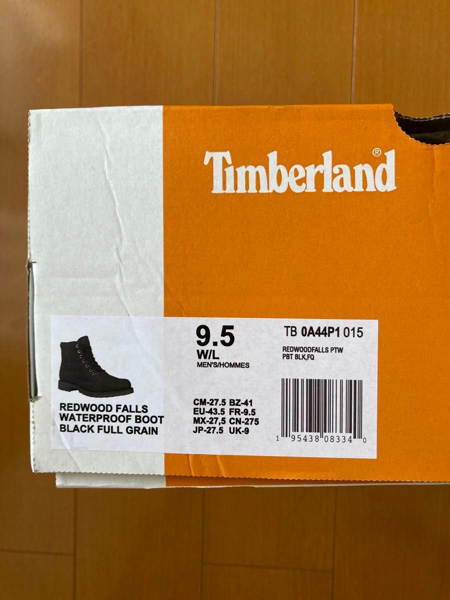 新品ティンバーランド/Timberland メンズ レッドウッド フォールズ ウォータープルーフ ブーツ - ブラック