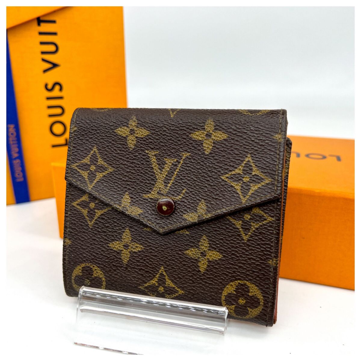 ★ルイヴィトン★　モノグラム　2Wホック　三つ折り財布 メンズ LOUIS VUITTON