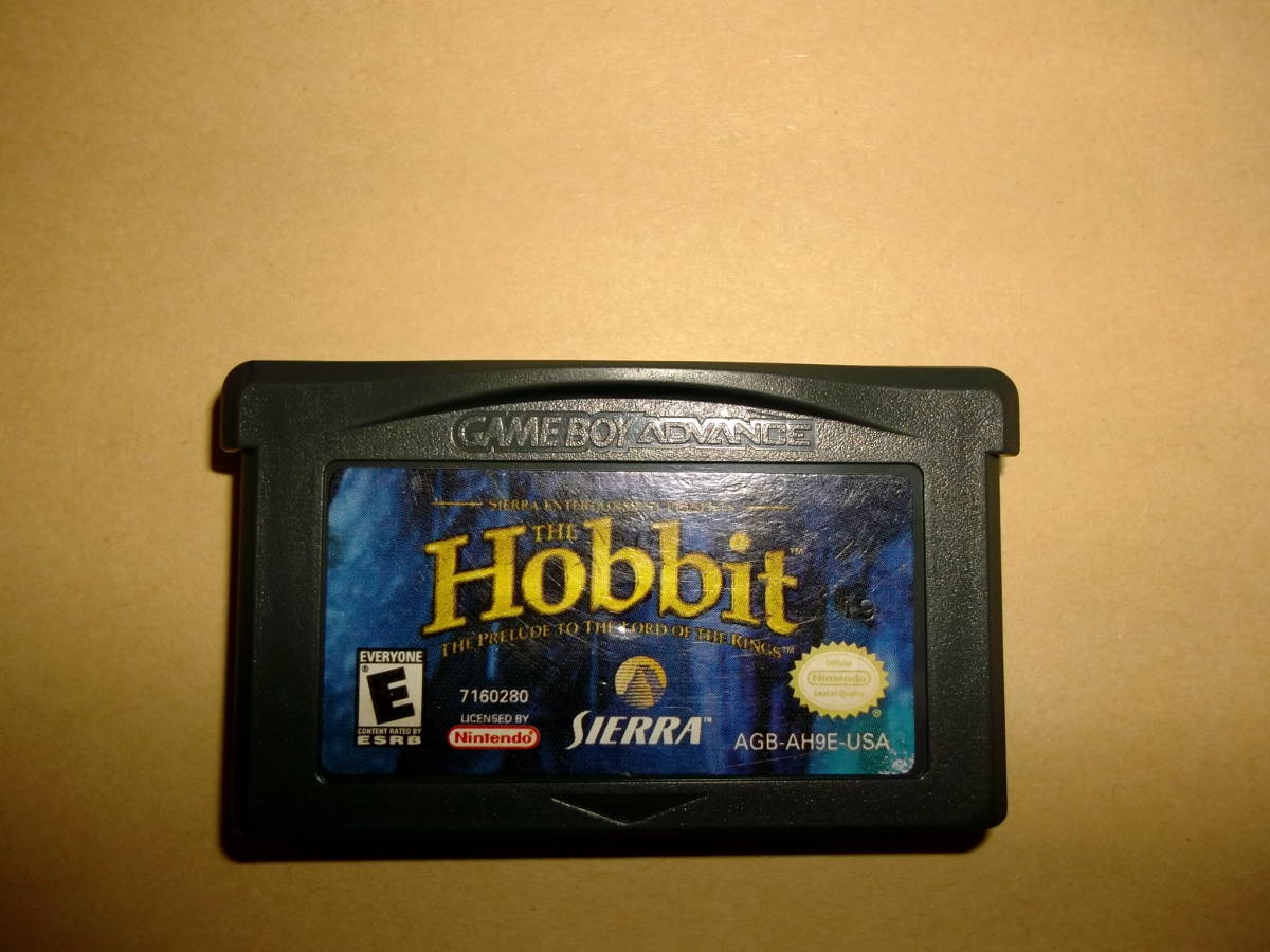 GBA　ゲームボーイアドバンス　THE Hobbit　海外ソフト（ＵＳＡ）ソフトのみ　動作確認済！_画像1