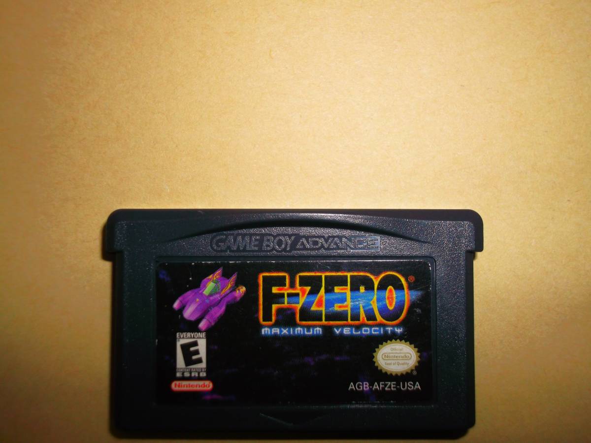 GBA　ゲームボーイアドバンス　F-ZERO　エフゼロ　海外版（USA）　ソフトのみ　動作確認済！_画像1