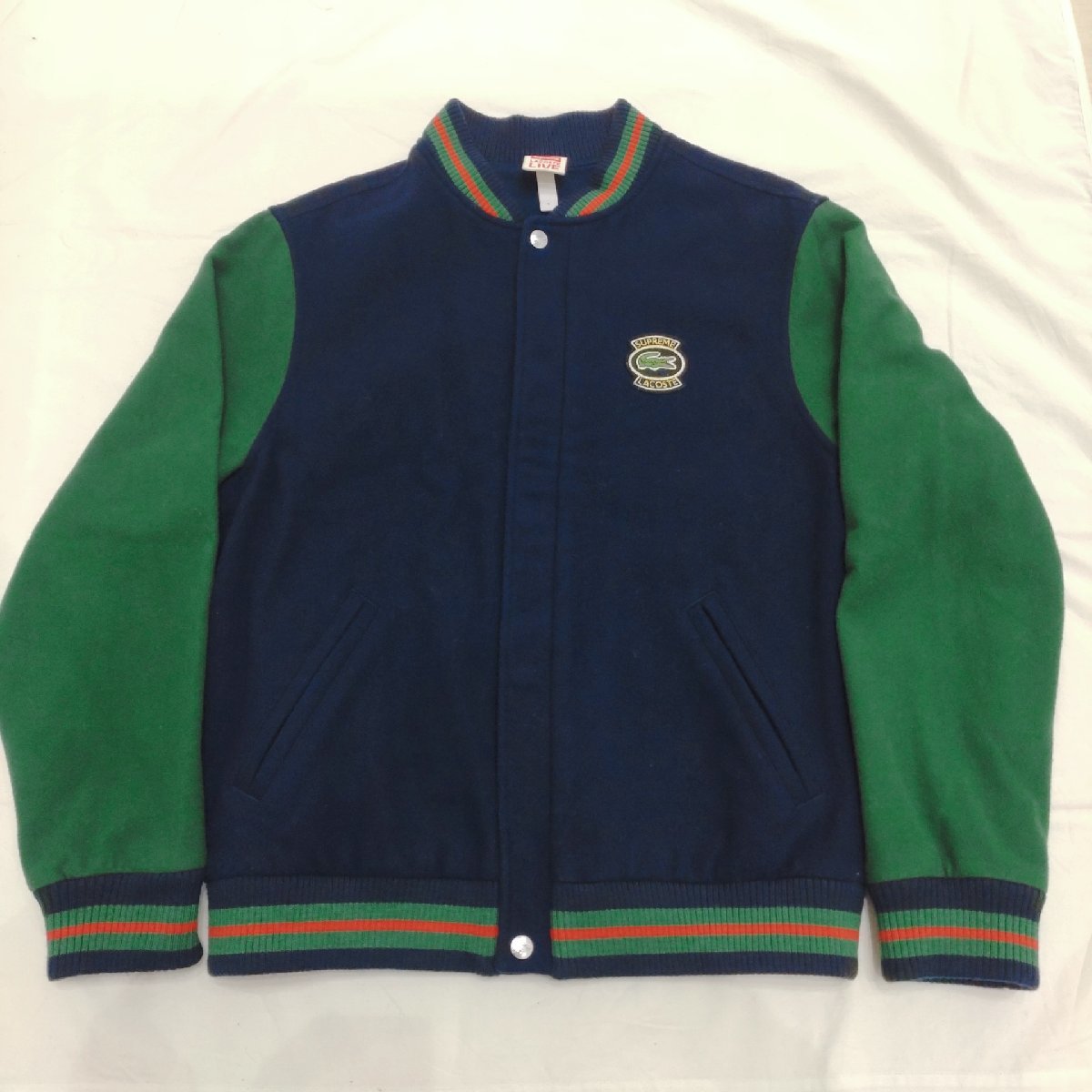 Yahoo!オークション - Supreme×LACOSTE コラボ スタジャン Yahoo!オークション - Supreme×LACOSTE コラボ スタジャン