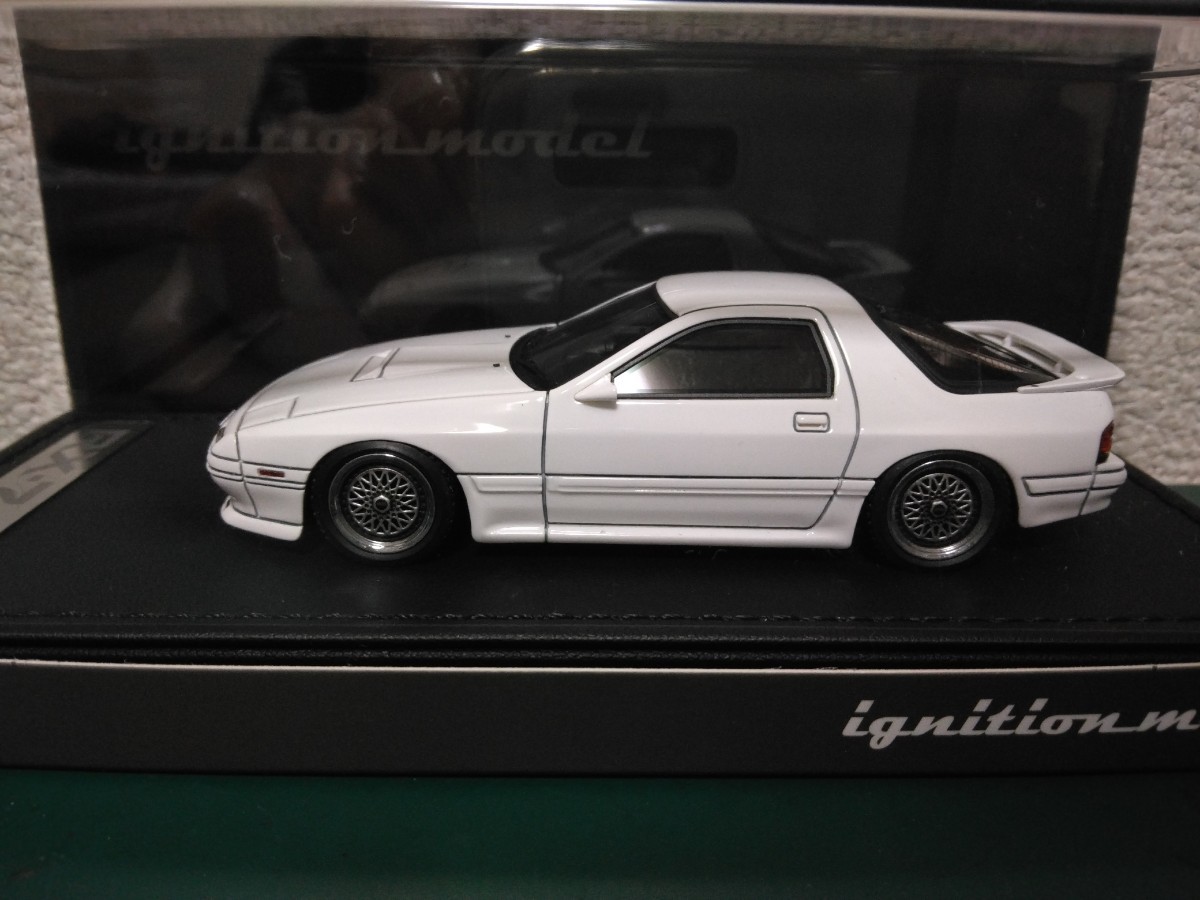 1/43 IGモデル マツダ サバンナ RX-7 Infini FC3S ホワイト_画像2