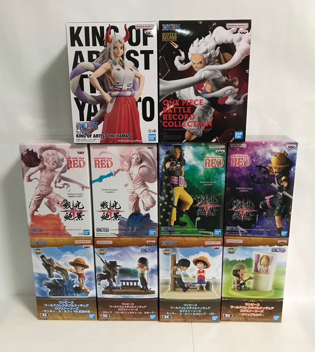 ワンピース フィギュア まとめ売り 10個セット KING OF ARTIST YAMATO