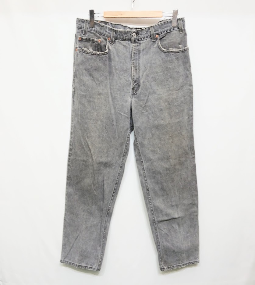 90s USA製 Levi's リーバイス 550 デニムパンツ RELAXED FIT グレー系 00550-0260 575 ヴィンテージ 90年代 米国製 アメリカ製_画像1