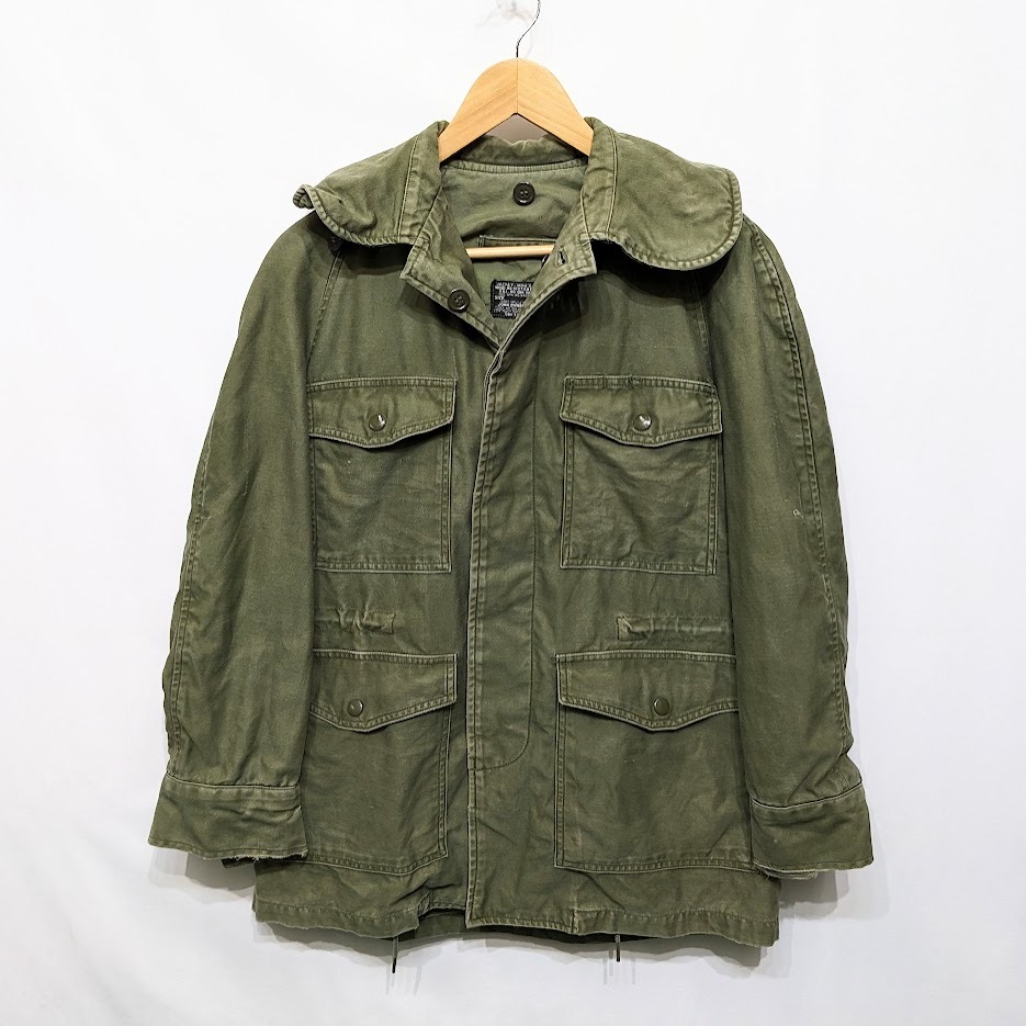 60s US AIR FORCE MILITARY Field Jacket ミリタリー フィールド ジャケット 8405-753-6191 MIL-J-4883B キャトル ジャケット XS_画像1