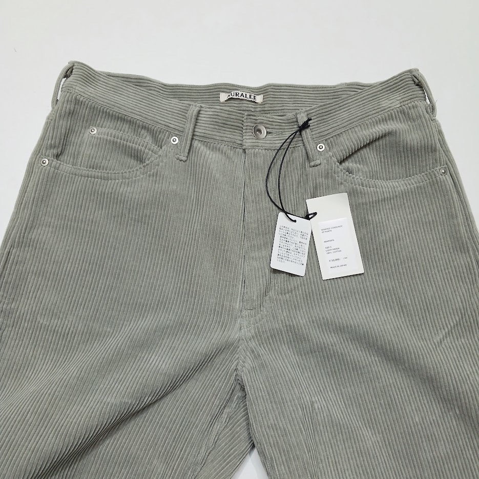 ∀ 美品 AURALEE オーラリー WASHED CORDUROY 5P PANTS ∀ 美品 AURALEE オーラリー WASHED CORDUROY 5P PANTS