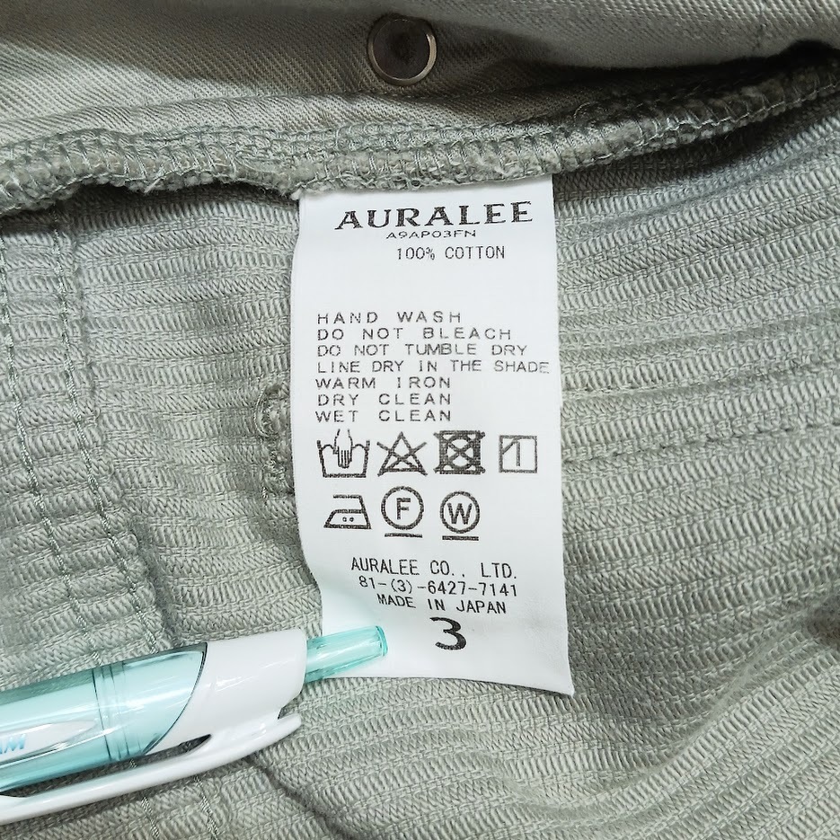 ∀ 美品 AURALEE オーラリー WASHED CORDUROY 5P PANTS ∀ 美品 AURALEE オーラリー WASHED CORDUROY 5P PANTS