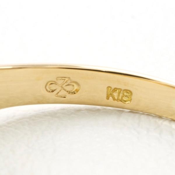 K18YG リング 指輪 18号 ダイヤ 総重量約4.0g 中古 美品 送料無料☆0204_画像6