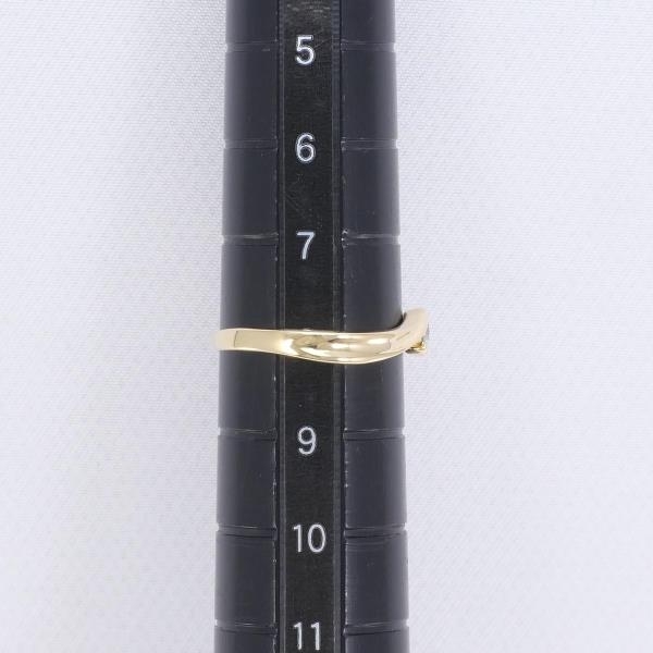 K18YG リング 指輪 8号 ダイヤ 0.11 総重量約1.4g 中古 美品 送料無料☆0315_画像5