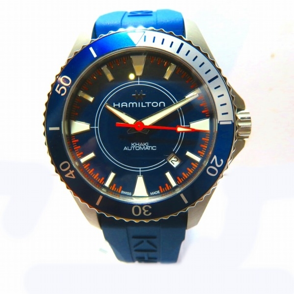 ハミルトン カーキ ネイビー スキューバ オート H82385340 自動巻 時計 腕時計 メンズ 美品☆0101