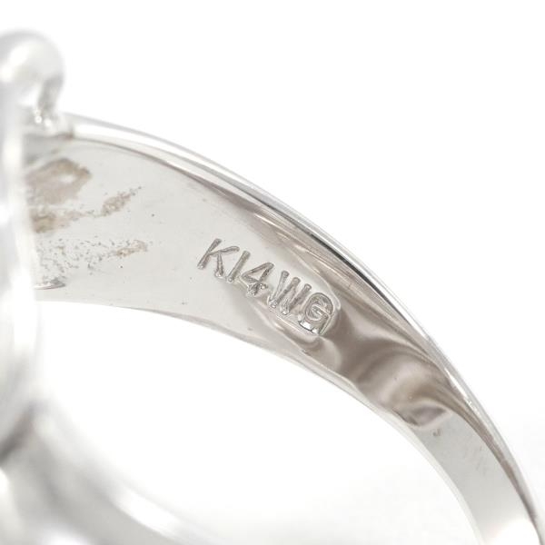 K14WG リング 指輪 10号 ダイヤ 総重量約4.8g 中古 美品 送料無料☆0315_画像5