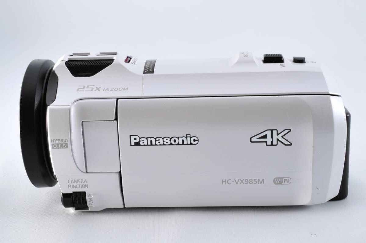 ★人気品★ Panasonic パナソニック HC-VX985M 4K ホワイト ビデオカメラ #88_画像6