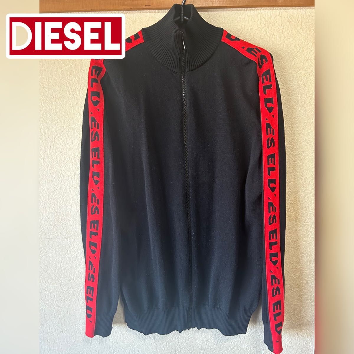 値下げ相談受付中！DIESEL/トラックジャケット　ドライバーズニット