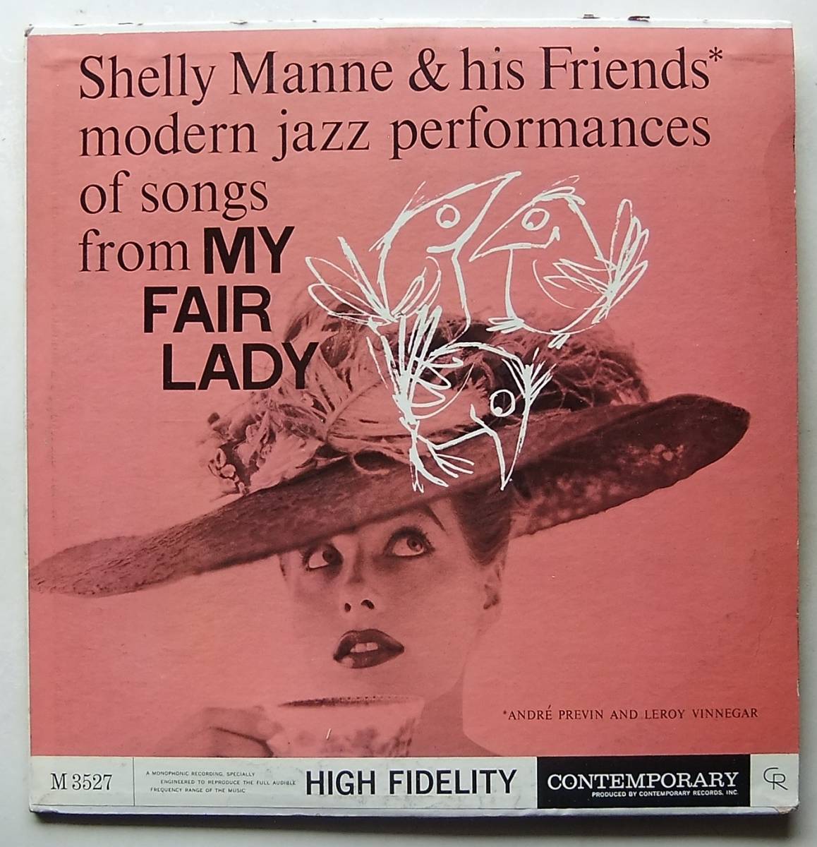◆ SHELLY MANNE & His Friends / My Fair Lady ◆ Contemporary M3527 (yellow:dg) ◆ S_画像1