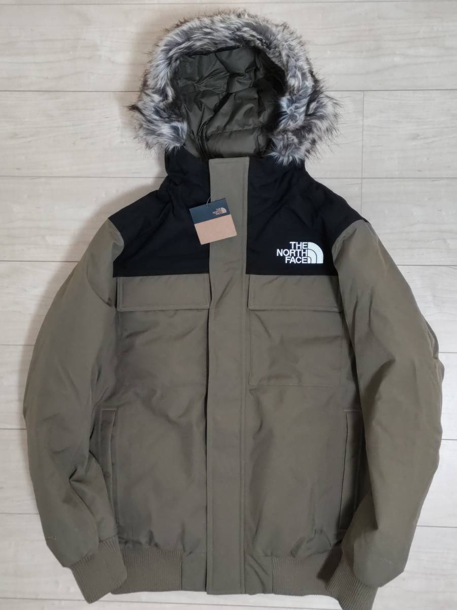 【新品】【1円～☆】定価約6.0万 ノースフェイス THE NORTH FACE GOTHAM Ⅱ ダウンジャケット パーカ RDS 550 カーキ US:S（JPN M相当）_画像1