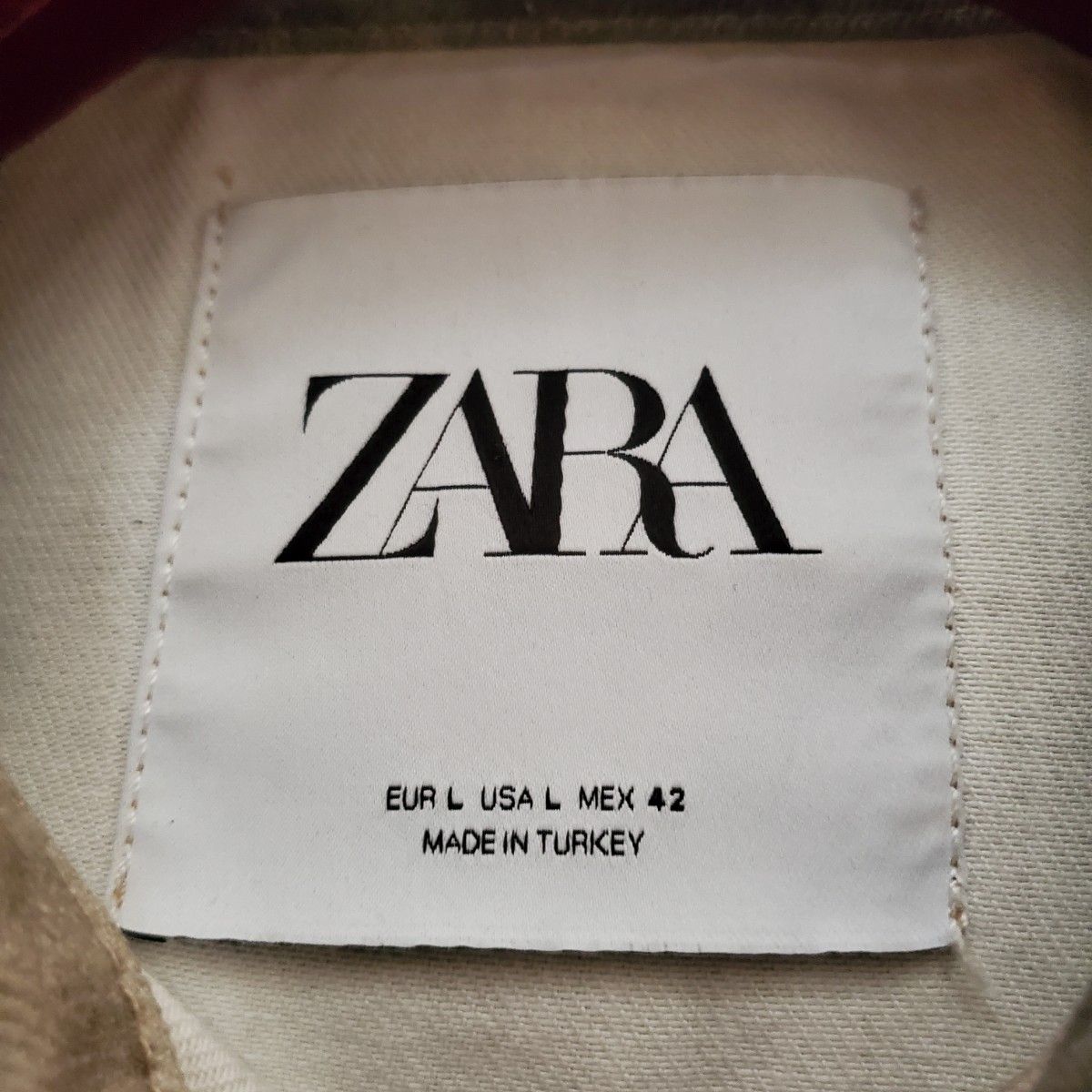 美品　ZARA タイダイ　デニム　ジャケット　42 L メンズ