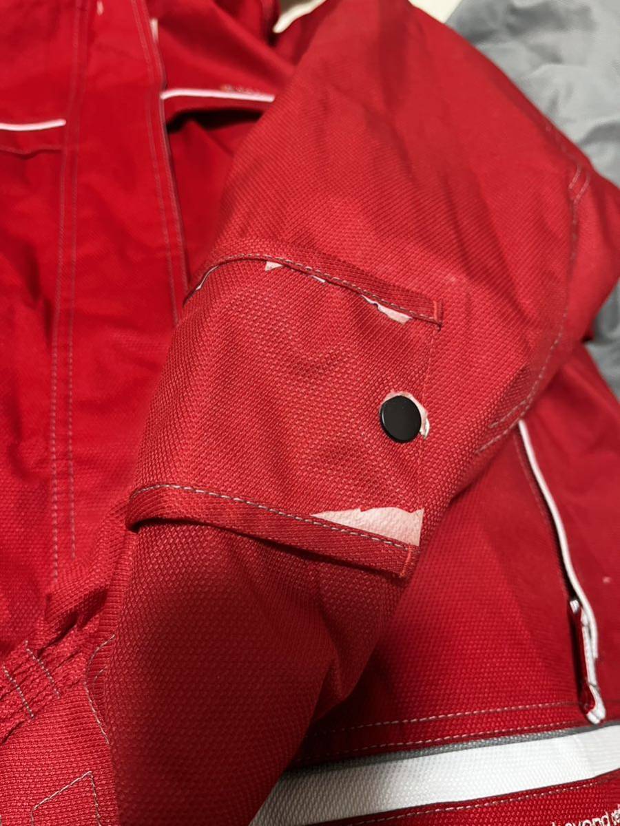 ellesse エレッセ スキーウェア 上下セット ジャケット 赤 灰 ellesse エレッセ スキーウェア 上下セット ジャケット 赤 灰
