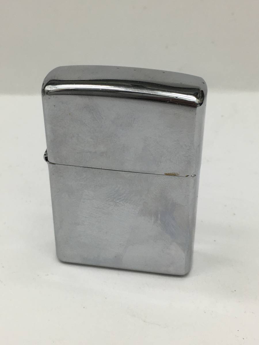 8885 Zippo ジッポライター 無地 シルバー系 中古品 火花OK 着火確認済 詳細は写真をご覧くださいませ。_画像1