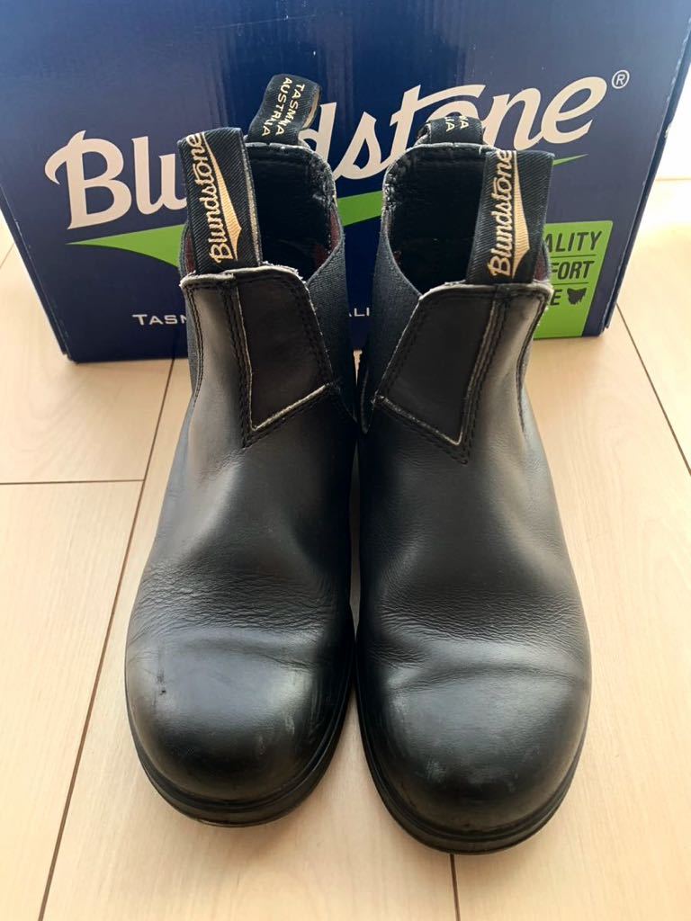 【中古】Blundstone ブランドストーン レザー サイドゴアブーツ ブラック　サイズ3（22.5程）　アウトドア　レディース_画像2