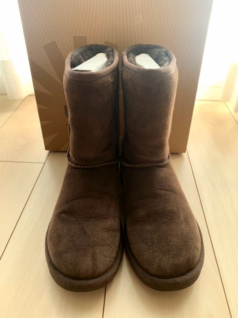 【中古・着用少】UGG / アグ | W CLASSIC SHORT ムートンブーツ | 23 | ブラウン | レディース_画像3