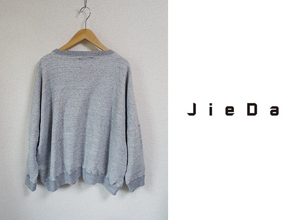 送料無料匿名発送 美品 Jieda ジエダ SWEAT BIG CREW Jie15WSW01