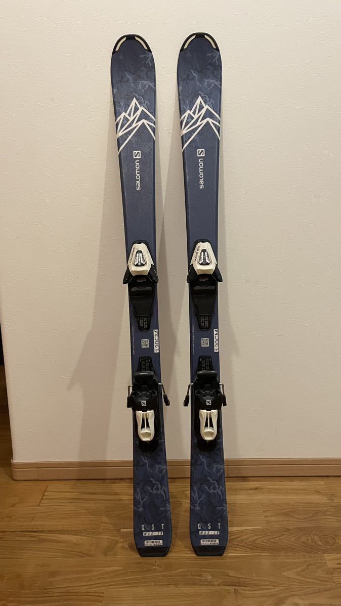 SALOMON ジュニア用 スキー QST MAX JR 120cm 中古美品_画像1