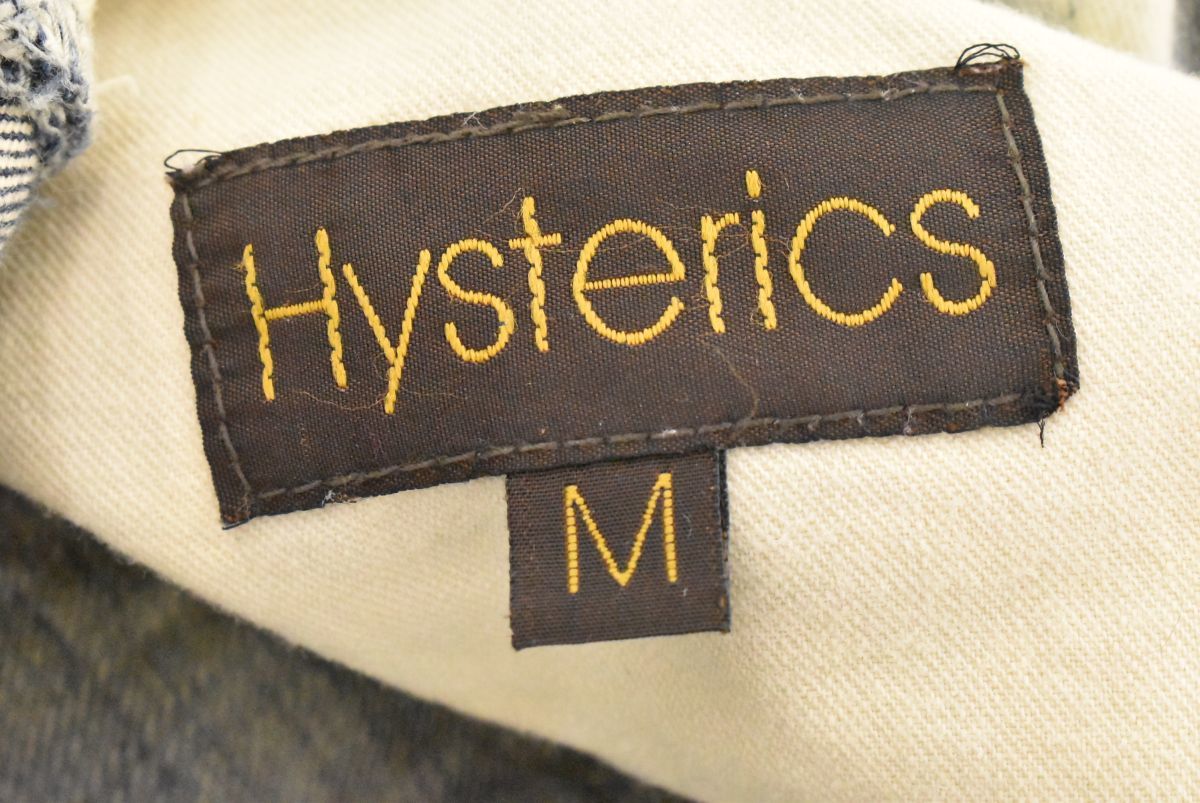 (685S 1213M2) 1円～ HYSTERICS Glamour ヒステリックグラマー スタッズデニム ダメージ加工 デニムパンツ Mサイズ ブルー_画像7