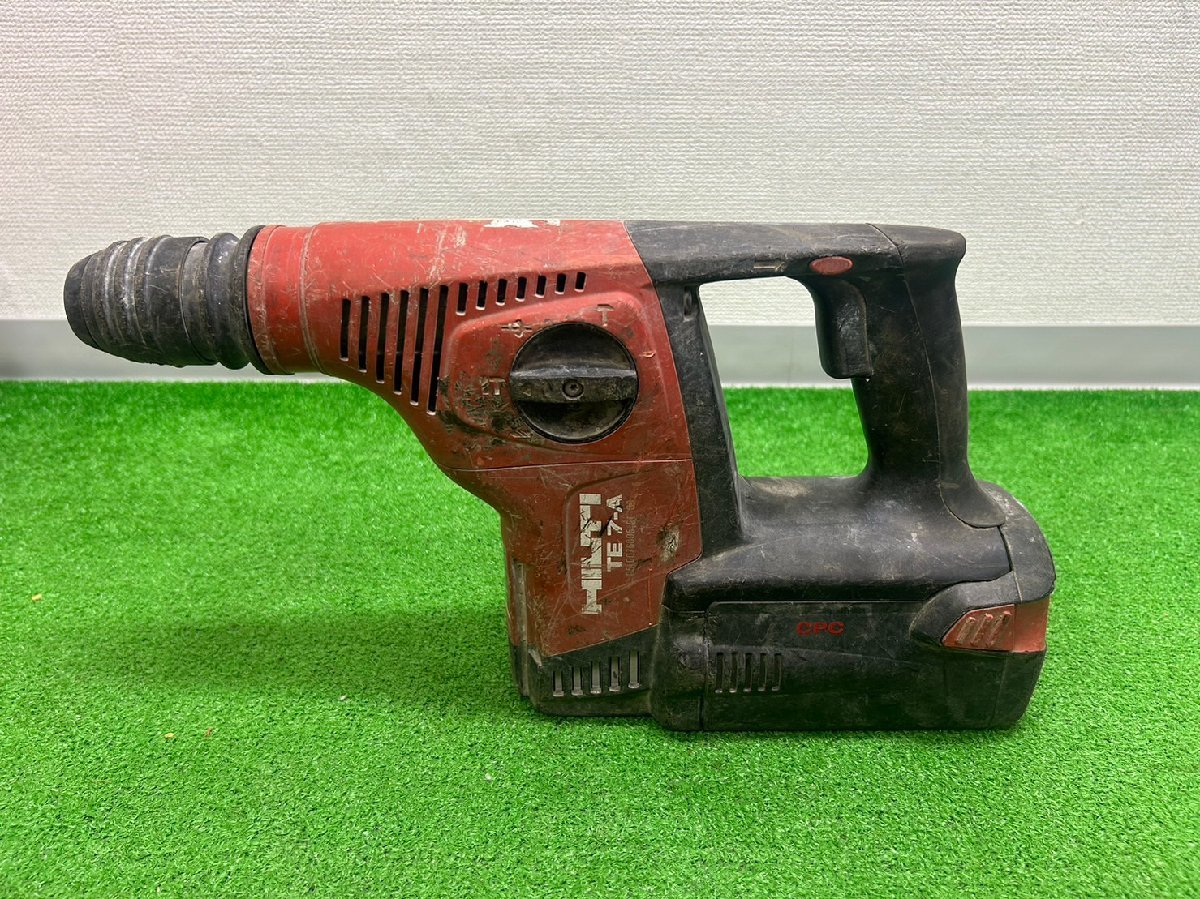 【中古品】『12-212』HILTI 36V充電式ハンマードリル TE7-A B36/3.9バッテリ 36V 3.9Ah C4/36-350充電器_画像5