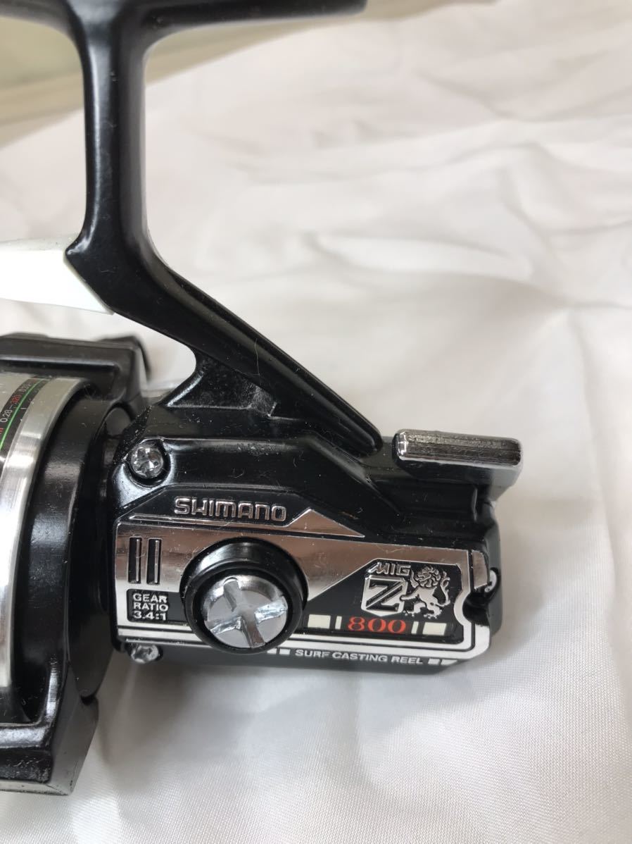 C60 美品　ビンテージリール SHIMANO シマノ MIG-Z 800 ミグ スピニングリール 12a_画像2