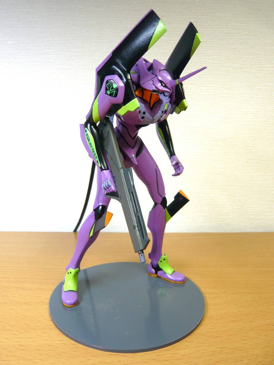 【全塗装・組立済み完成品】　wave(ウェーブ)　ソフトビニール製　エヴァンゲリオン初号機　EVA01_画像1