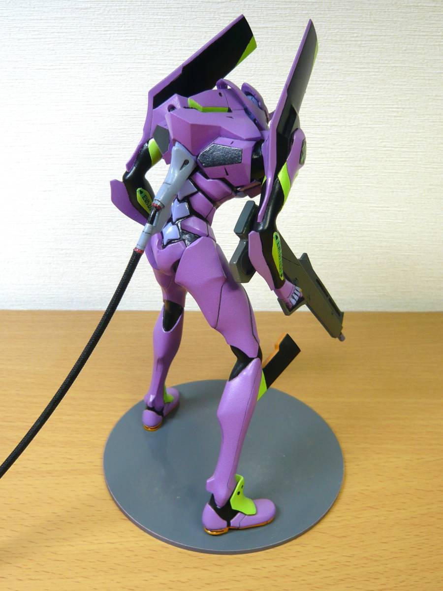 【全塗装・組立済み完成品】　wave(ウェーブ)　ソフトビニール製　エヴァンゲリオン初号機　EVA01_画像4