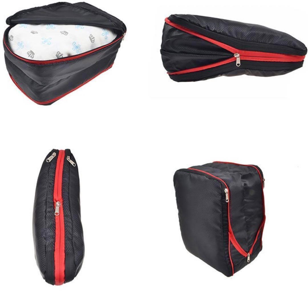 トラベルポーチ 衣類圧縮袋 衣類圧縮バッグ Ｓ・Ｍ・Ｌ ３点セット 旅行 収納の画像4