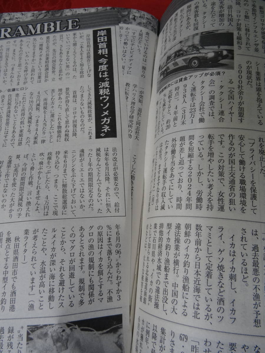 週刊実話 2023年11月23日 付録写真集ありません。　切れているページあります　　斎藤恭代 美谷朱里 葵いぶき 　rka-30adta_切れているページ