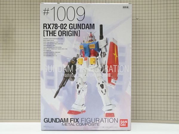 #k59【梱100】バンダイ GFF #1009 RX-78-2 ガンダム THE ORIGIN FIX FIGURATION METAL COMPOSITE 未開封_画像2