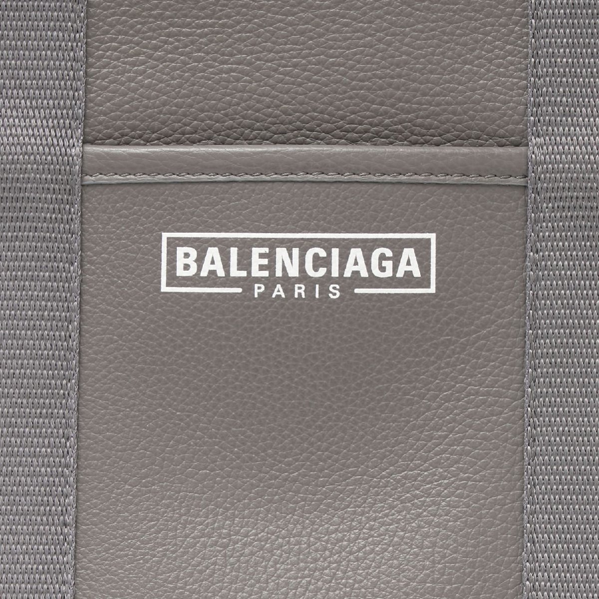 BALENCIAGA バレンシアガ ハードウェア トートバッグ 671400 2103A 1404 ハンドバッグ ショルダー レザー グレー メンズ レディースの画像6