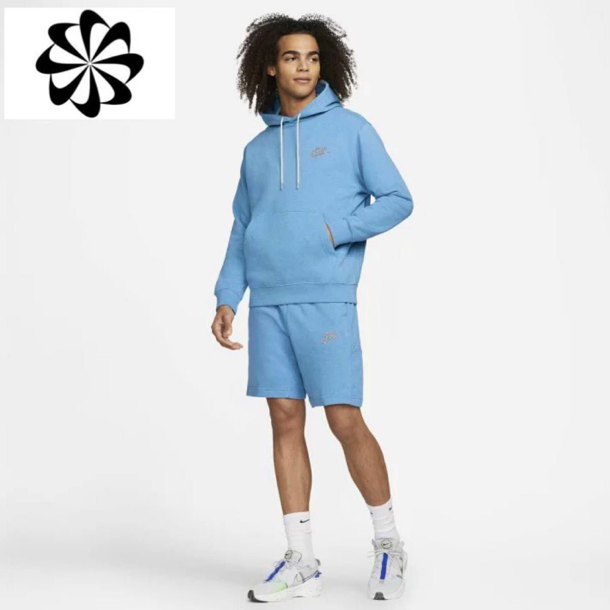 新品】NIKE スウェット 上下セット パーカー ハーフパンツ 新品】NIKE スウェット 上下セット パーカー ハーフパンツ