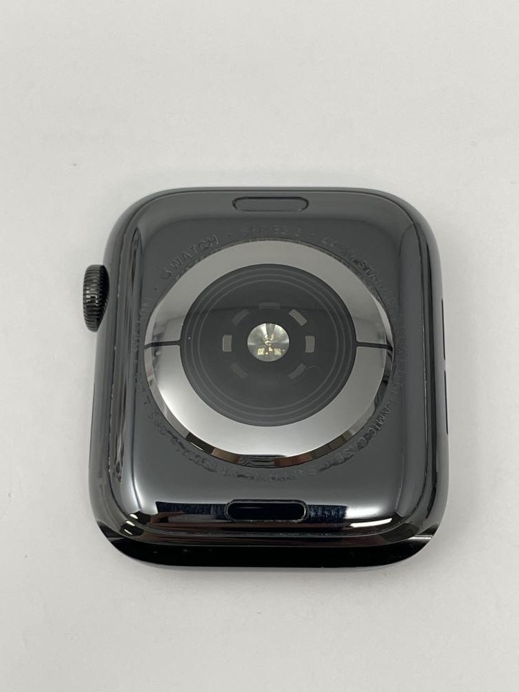 F20【ジャンク品】 Apple Watch Series5 GPS + Cellular 44mm　スペースブラックステンレススチールケース スポーツバンド_画像3