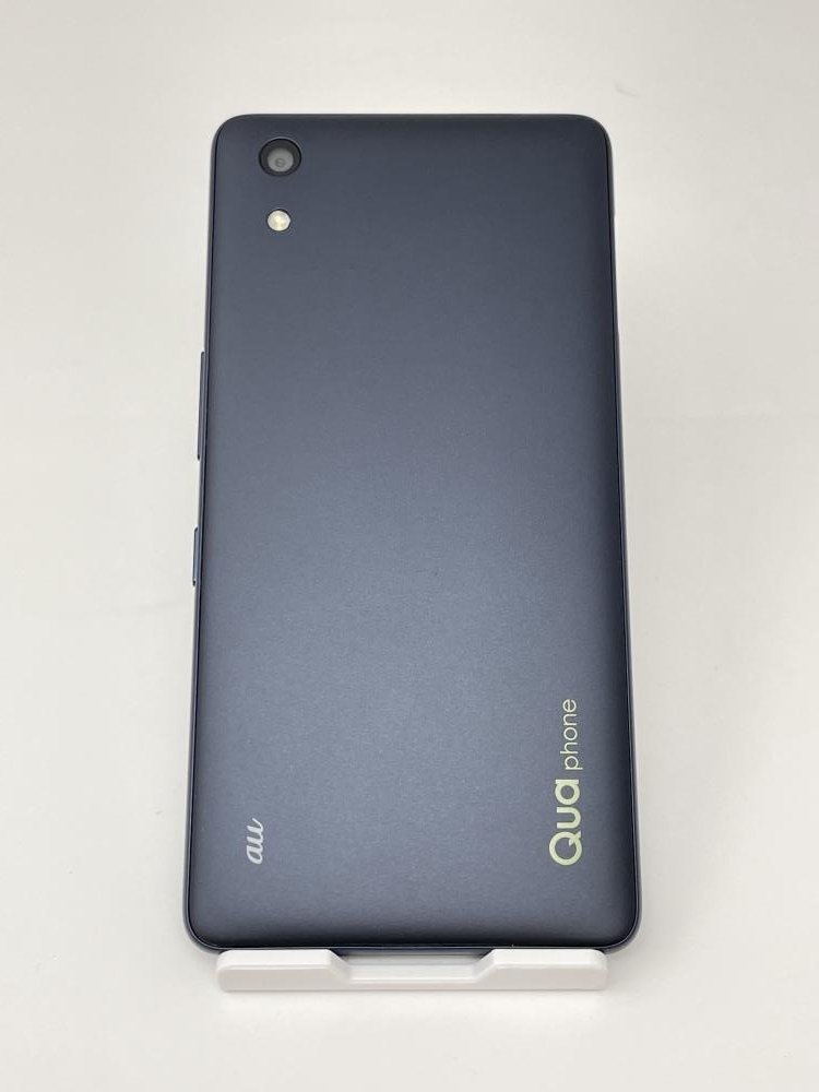 592【美品・制限○　白ロム】 Qua phone QZ KYV44 au ネイビー_画像2