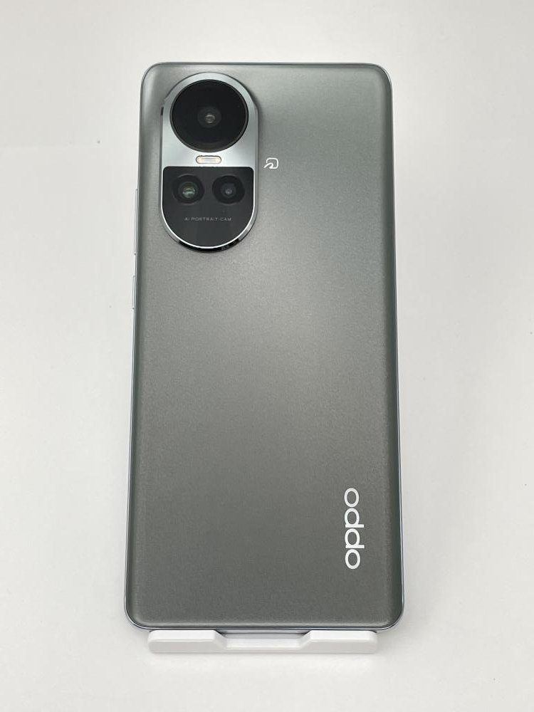 1034【美品・赤ロム保証】 OPPO Reno10 Pro 5G A302OP softbank SIMロック解除済 SIMフリー シルバーグレー_画像3