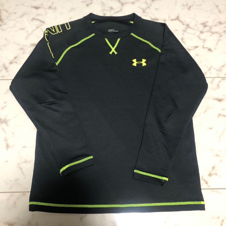 アンダーアーマー YMD 140cm ワッフル生地 ロンT 長袖 シャツ UNDER ARMOUR_画像2