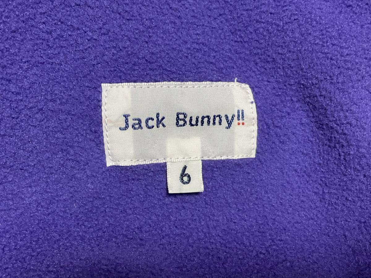 Jack Bunny!! / ジャックバニー フルジップ マイクロフリース / Saiz 6 / 未使用 / JB113_画像9