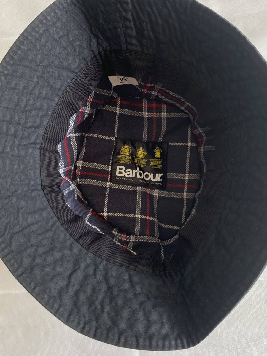 美品 Barbour Wax Sport Hat Mサイズ ネイビー (1990年代) バブアー ワックス　スポーツハット_画像8