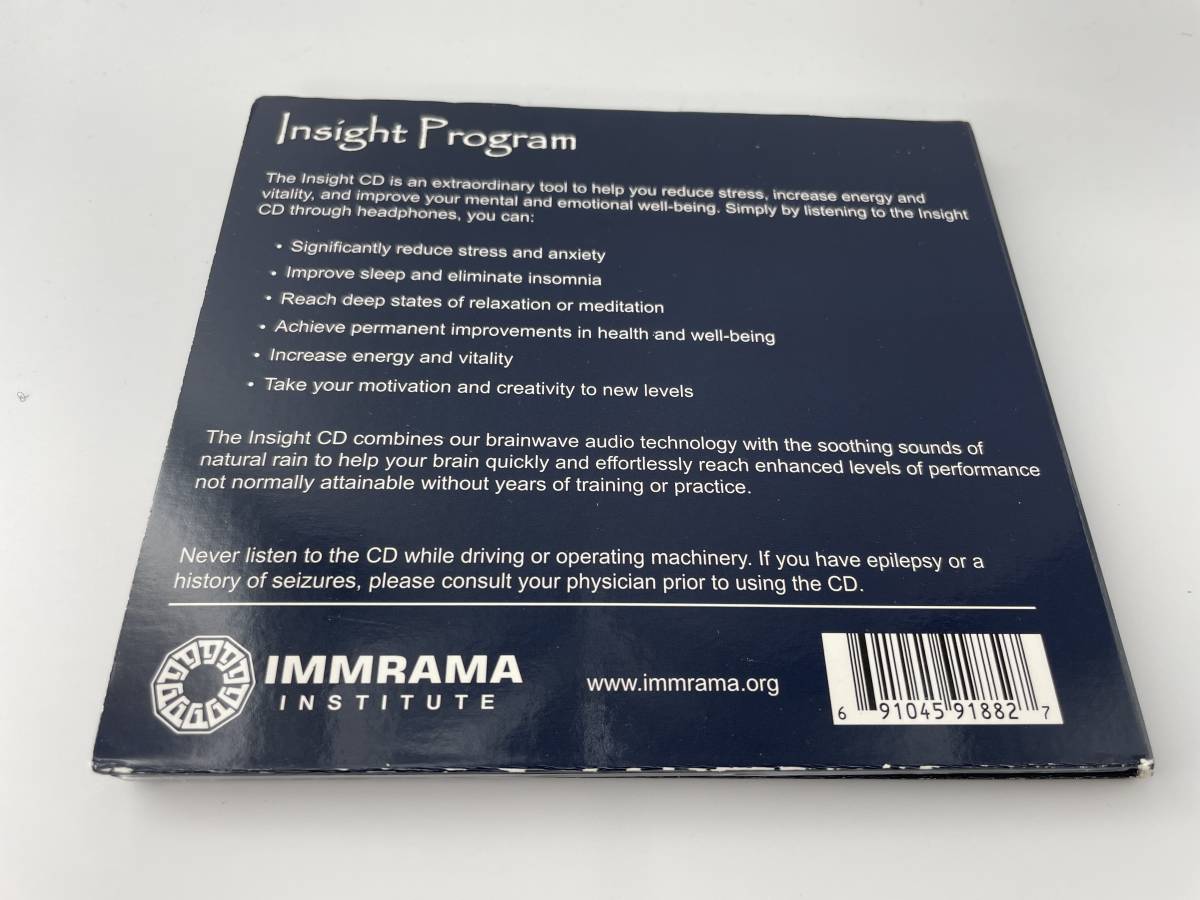 輸入盤 Insight CD インサイト 雨音バージョン CD Immrama Institute Hホ-12. 中古の画像3